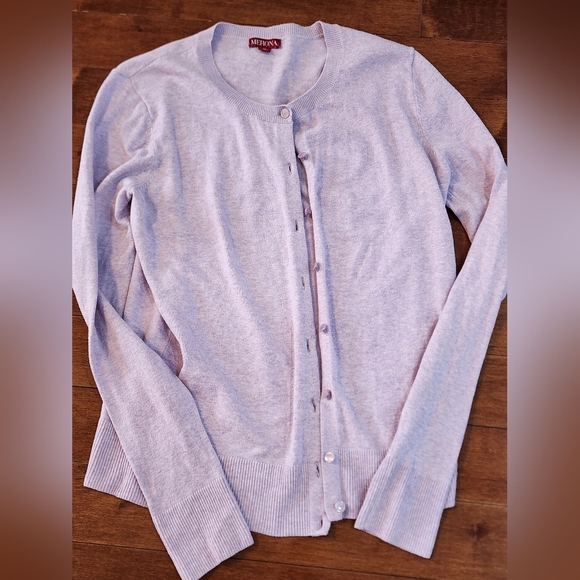 Merona Light Purple Button Up Sweater - Picture 6 of 14